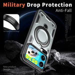 Xiaomi 17 Series Heavy Duty Magnetic Case with Rotating Ring Stand