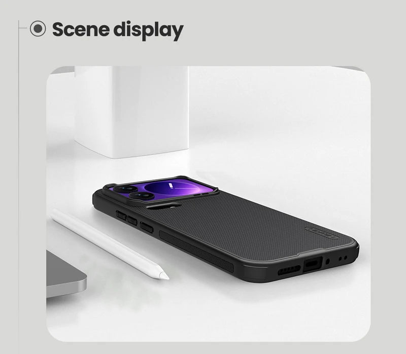 Slim Anti-Fingerprint Matte Back Case for Xiaomi 17 Case