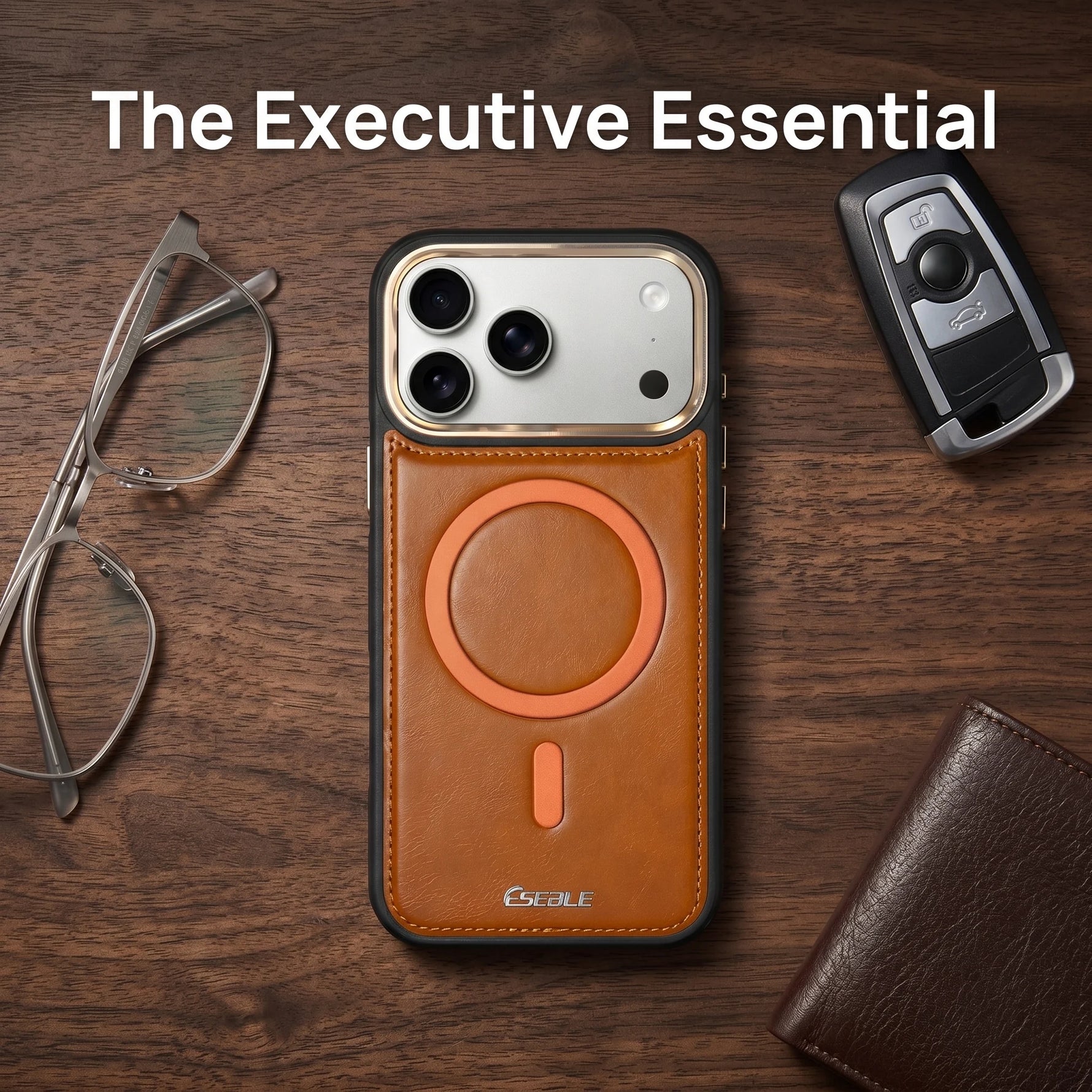 Premium Leather MagSafe Phone Case for iPhone 17 Series