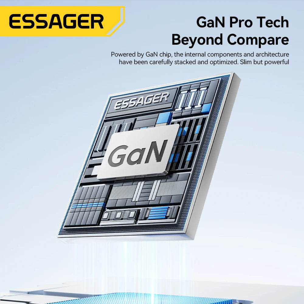 Essager 85W GaN 6-Port USB-C Desktop PD Fast Charging Station