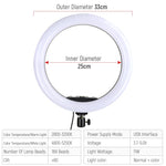 13-Inch RGB LED Ring Light with Remote Control