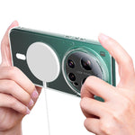 Transparent Shockproof Case with Magnetic Ring Attachment System for Xiaomi 17 Ultra