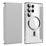 Protective Flip Magnetic Leather Case for Samsung Galaxy S25 Ultra