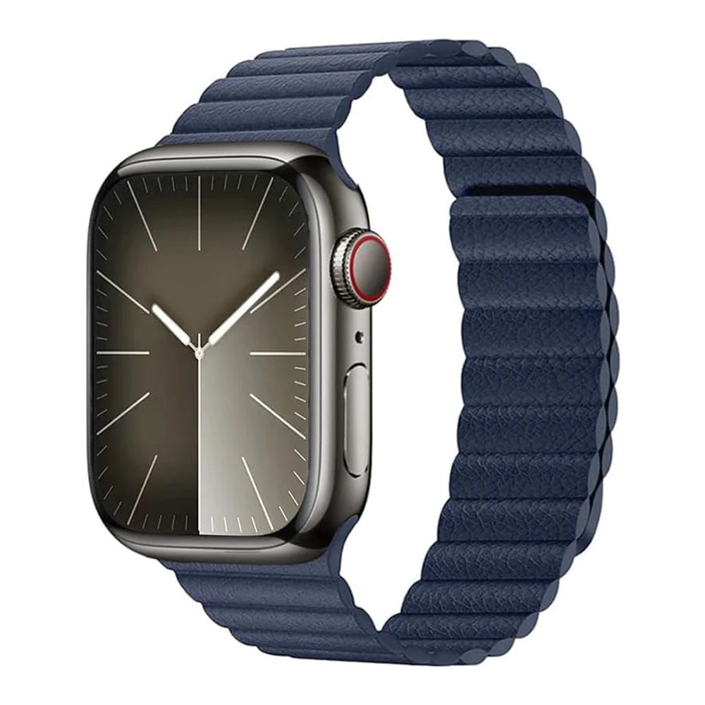 Premium Leather Magnetic Strap for Apple Watch