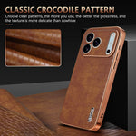 Premium Skin-Feel Crocodile Pattern Phone Case for iPhone 17 Series