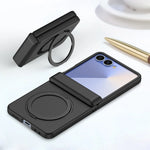Skin Feel TPU Magnetic Case with 360° Rotating Bracket for Samsung Galaxy Z Flip 7