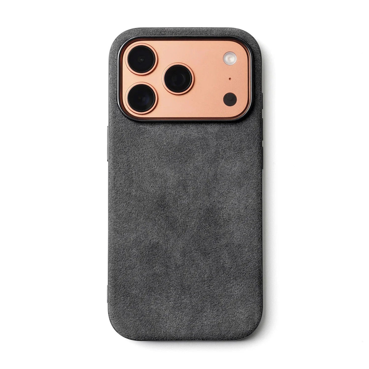 Alcantara Leather MagSafe Case with Raised Camera Ring for iPhone 18 Series
