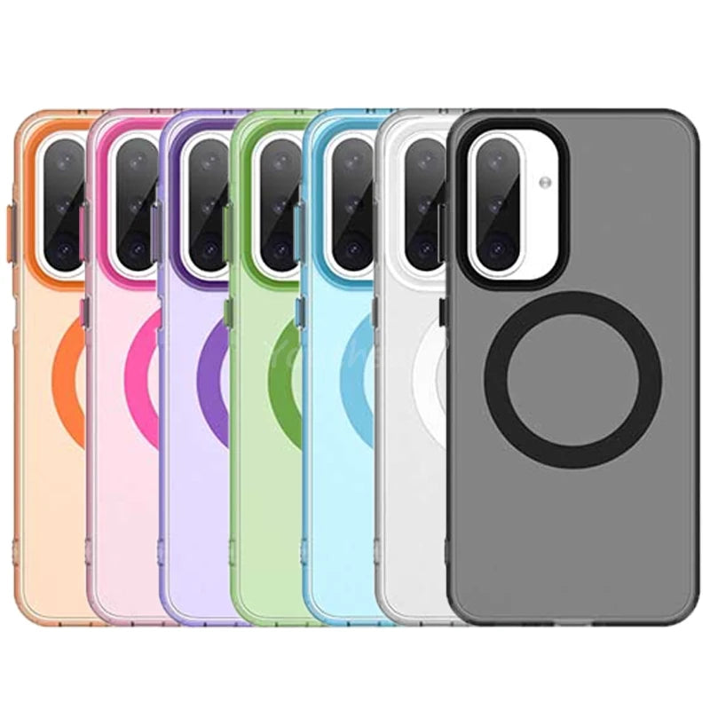 Luxury Frosted Silicone Magnetic Case for Samsung Galaxy A36