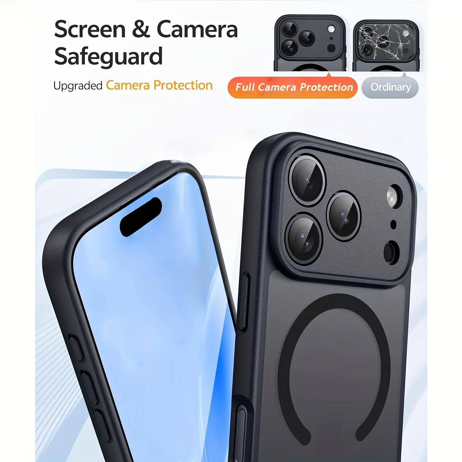 Minimalist Matte Translucent MagSafe Case for iPhone 17 Series