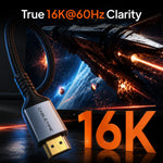 CABLETIME HDMI 2.2 Cable 16K 96Gbps with 4K@480Hz Support