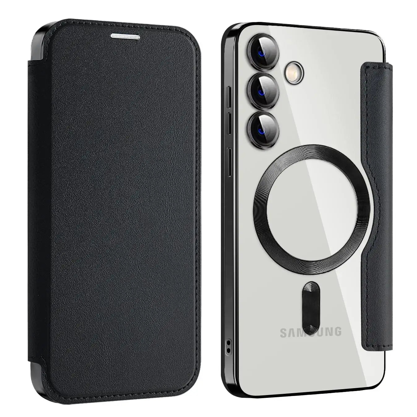 Protective Flip Magnetic Leather Case for Samsung Galaxy A36