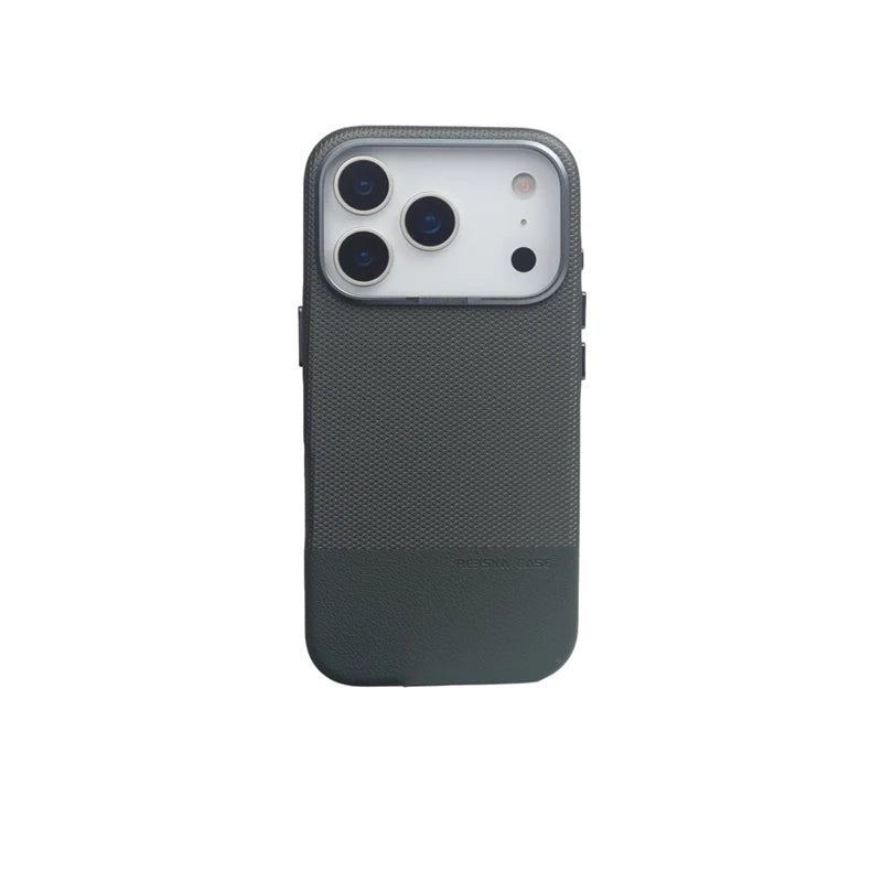 Stylish Hit Color PU Leather MagSafe Case with Alloy Lens Frame for iPhone 17 Series