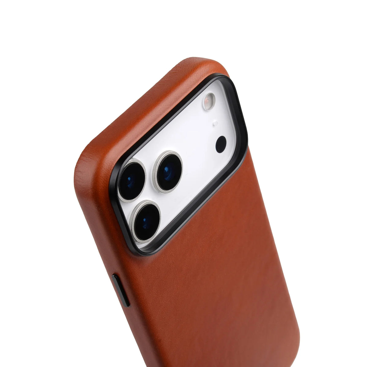 Oiled Wax Leather MagSafe Case with Raised Camera Protection Ring for iPhone 18 Series