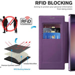Protective Flip Magnetic Leather Case for Samsung Galaxy S24 Ultra