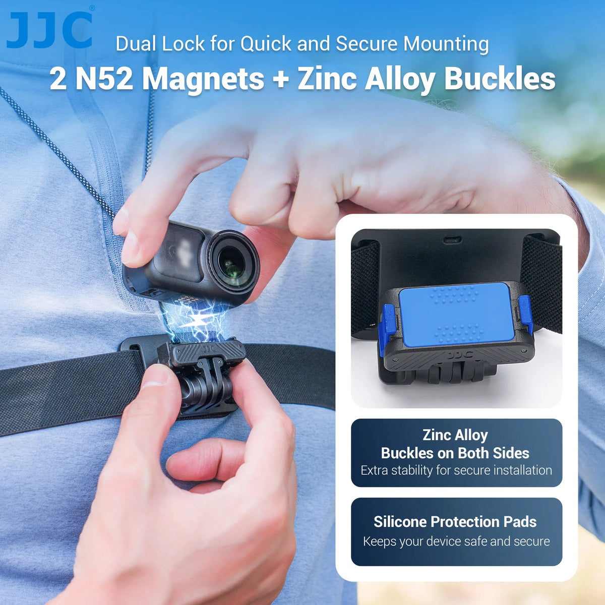 Quick Release Magnetic Chest Mount for DJI Osmo Nano