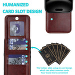 Vintage Style Leather Wallet Case for iPhone 17 Series