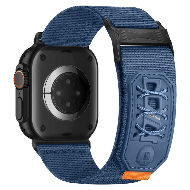 Nylon Hook-and-Loop Adjustable Watch Band for Apple Watch