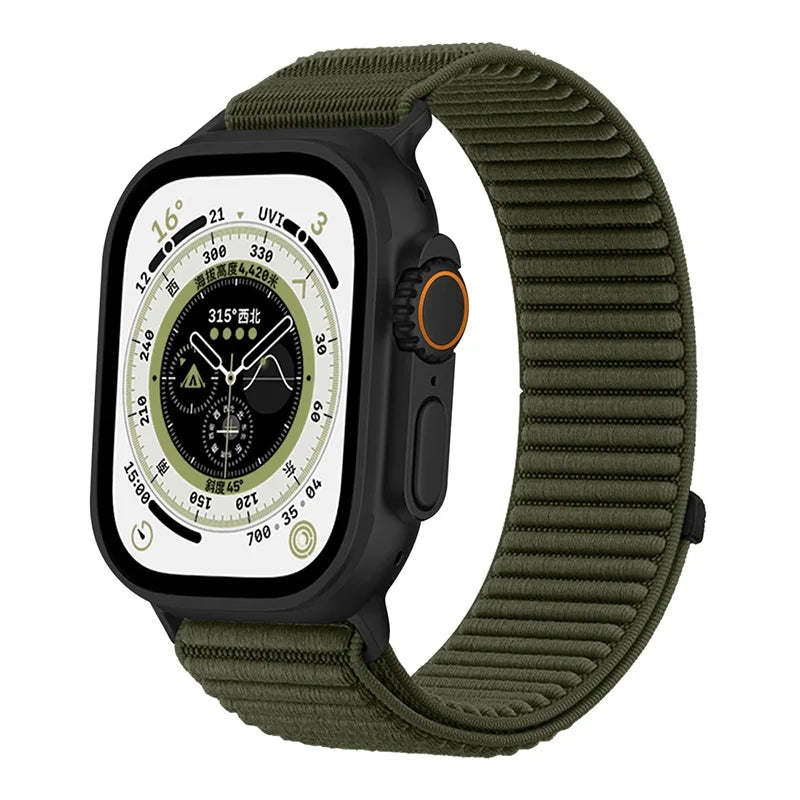 Premium Braided Nylon Strap for Apple Watch