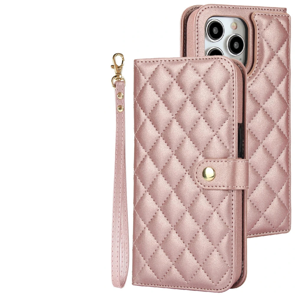 Multi-Functional Crossbody Wallet Case with Card Holder for iPhone 15 Series