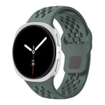 Breathable Rubber Wristband for Samsung Galaxy Watch 8 & Galaxy Watch 8 Classic