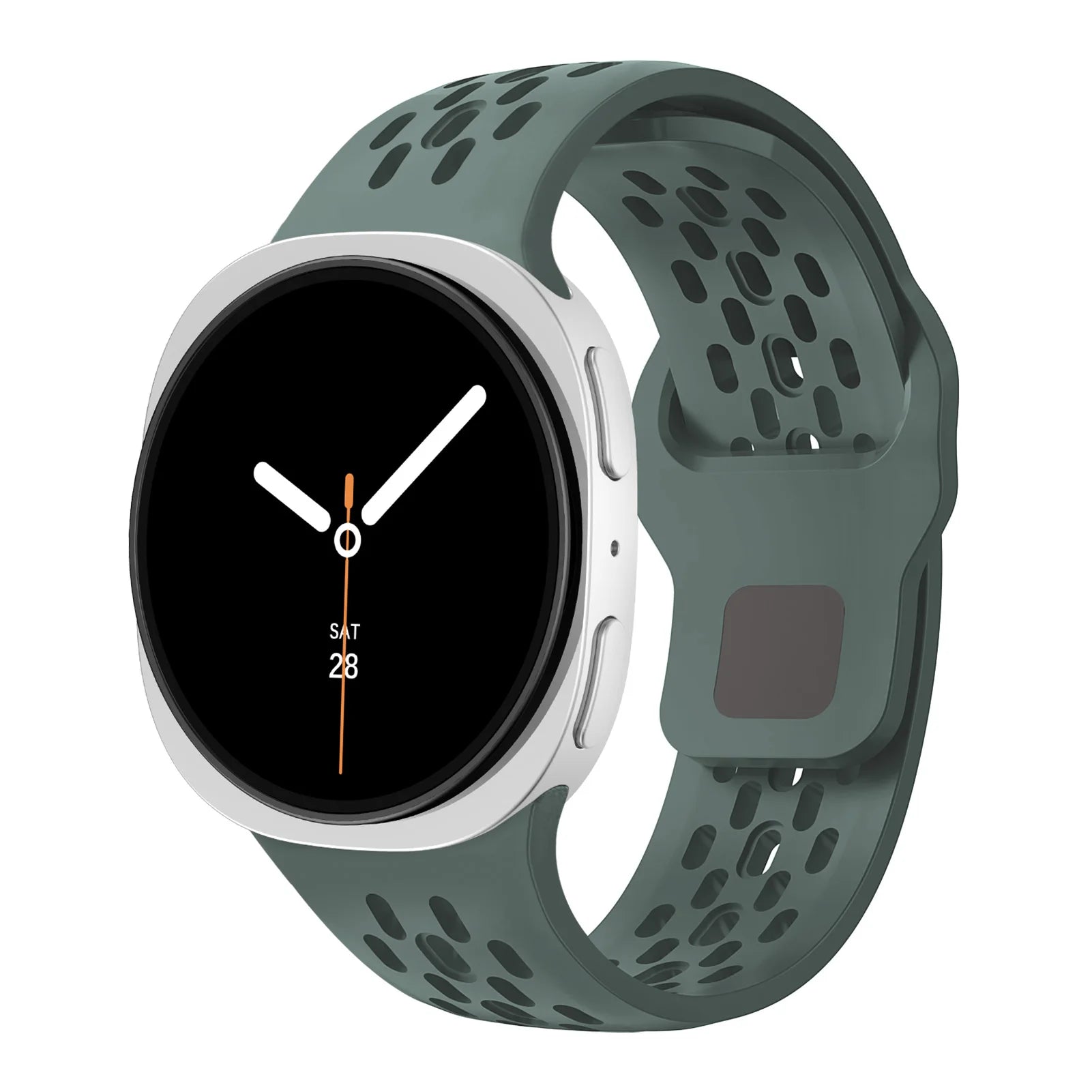 Breathable Rubber Wristband for Samsung Galaxy Watch 8 & Galaxy Watch 8 Classic