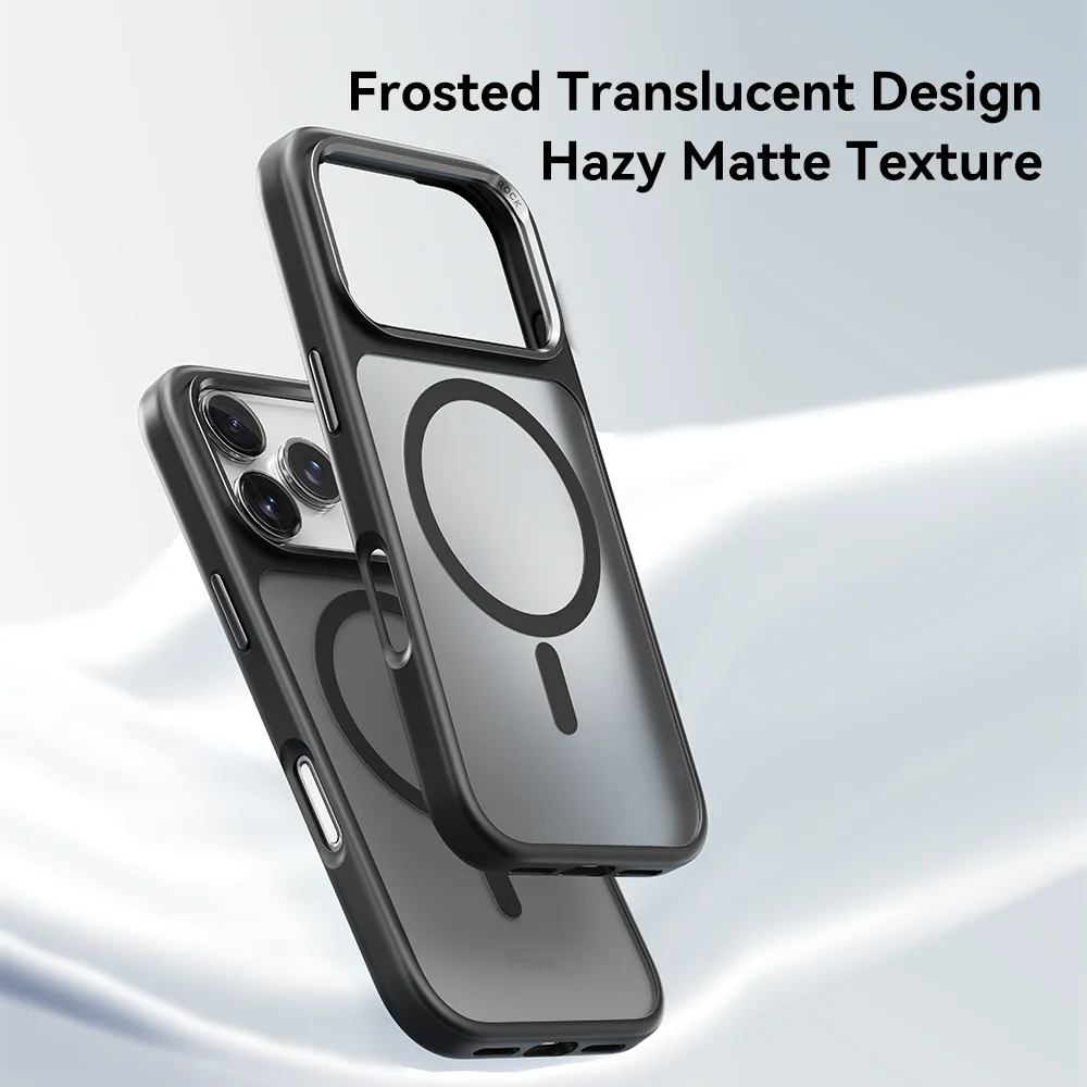 Translucent Matte MagSafe Case with Airbag Corners for iPhone 17 Series