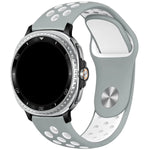 Dual Color Soft Silicone Sport Band for Samsung Galaxy Watch 8 & Galaxy Watch 8 Classic