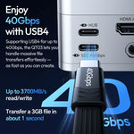 Ulanzi QT03 High-Speed Docking Station with SSD Enclosure