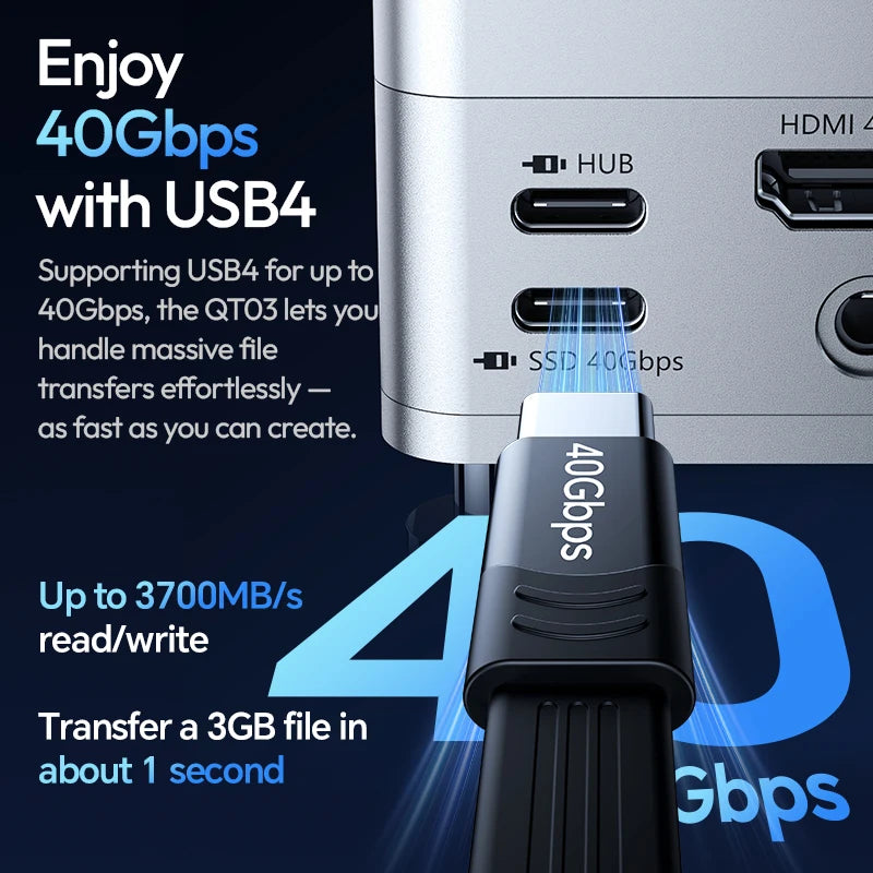 Ulanzi QT03 High-Speed Docking Station with SSD Enclosure