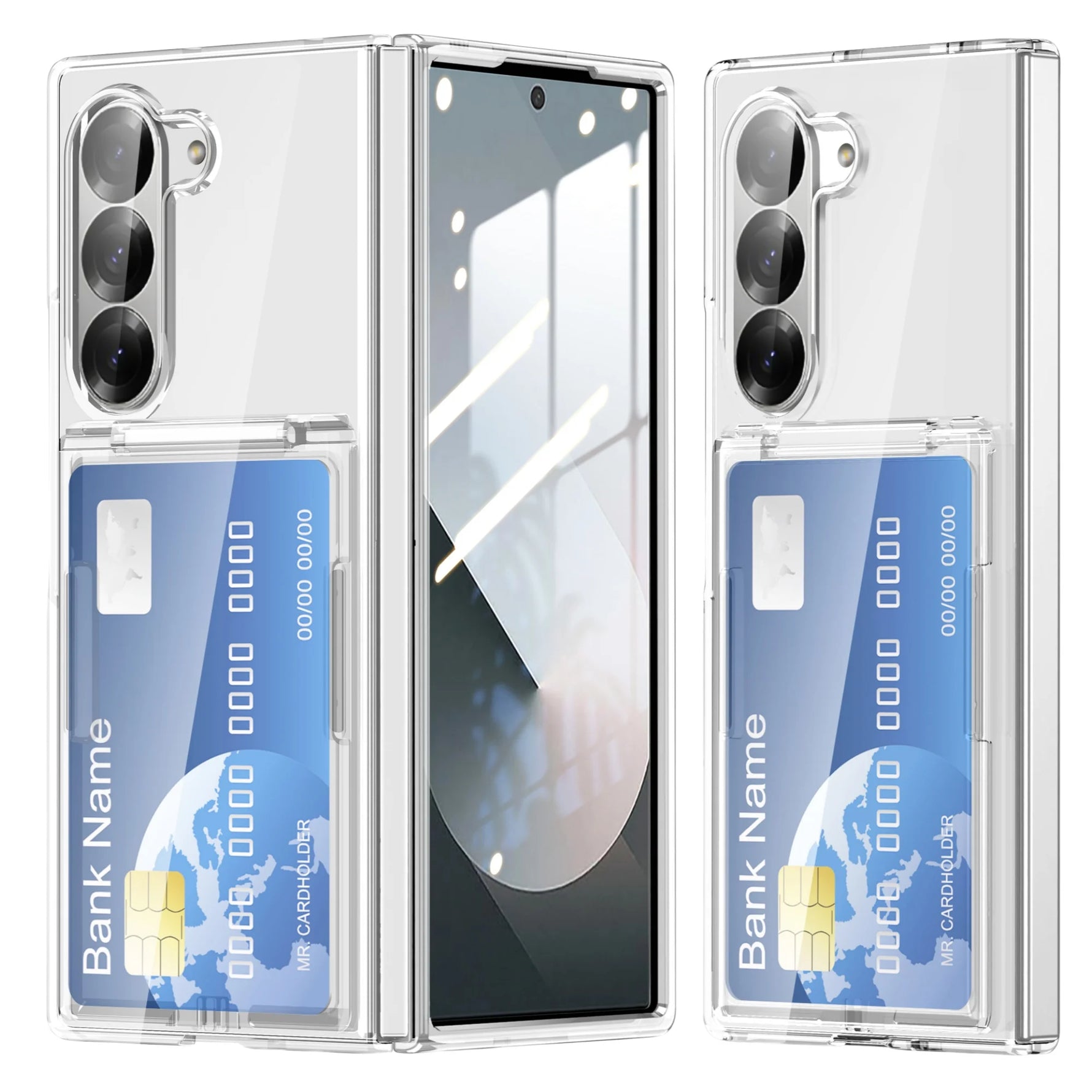 Slim Card Slot Protective Case for Samsung Galaxy Z Fold 6