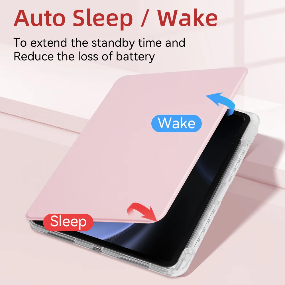 Samsung Galaxy Tab S9 360° Rotating Shockproof Stand Case with Pen Slot