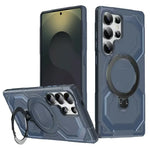 Samsung Galaxy S25 Series Protective Magnetic Case with Rotating Stand
