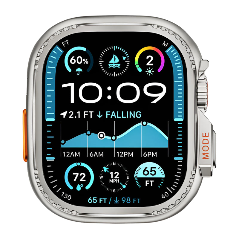 Durable Metal Bumper Frame for Apple Watch