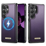 Samsung Galaxy S25 Series Magnetic Leather Phone Case