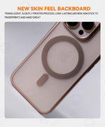 Premium Electroplated Matte Clear MagSafe Case for iPhone 16 Series