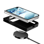 Fiber Texture Matte MagSafe Case with Shockproof Protection for iPhone Duo