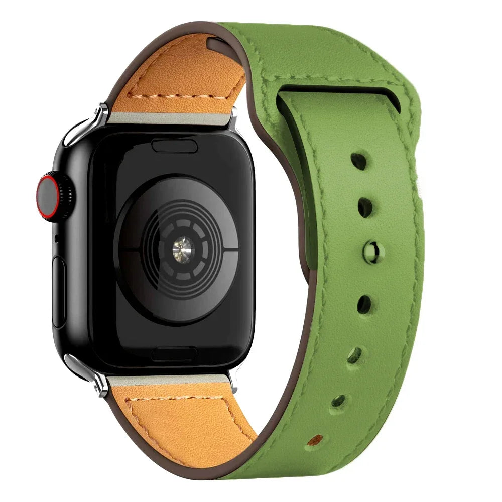 Luxury Genuine Leather Strap for Apple Watch