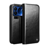 Business Leather Flip Phone Case With Card Slots for Xiaomi 17 Series