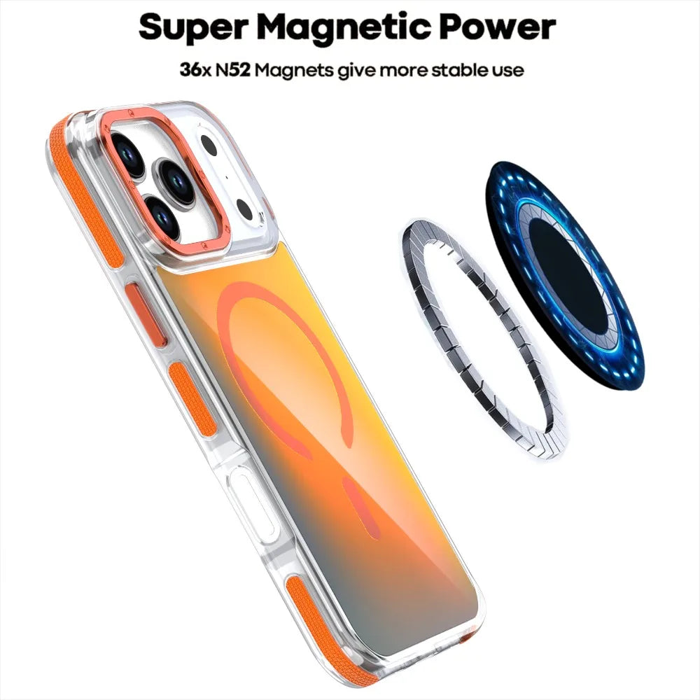 Luxury Protective MagSafe Case with Metal Lens Cover for iPhone 17 Series