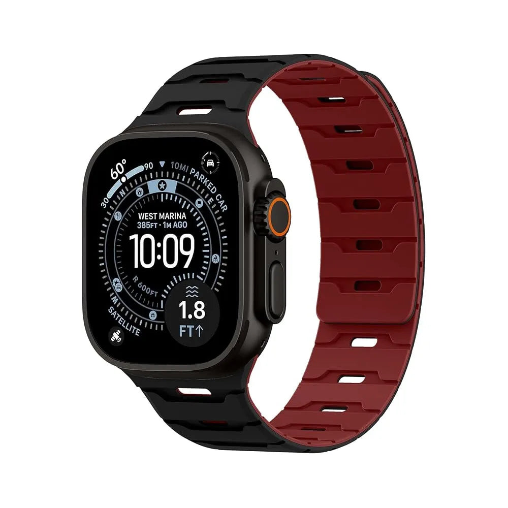 Soft Silicone Magnetic Strap for Apple Watch