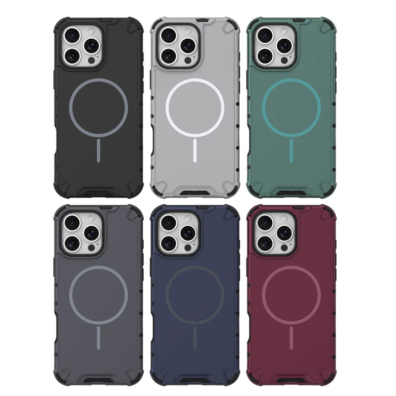 Corrugated Texture MagSafe Case for iPhone 16 Series