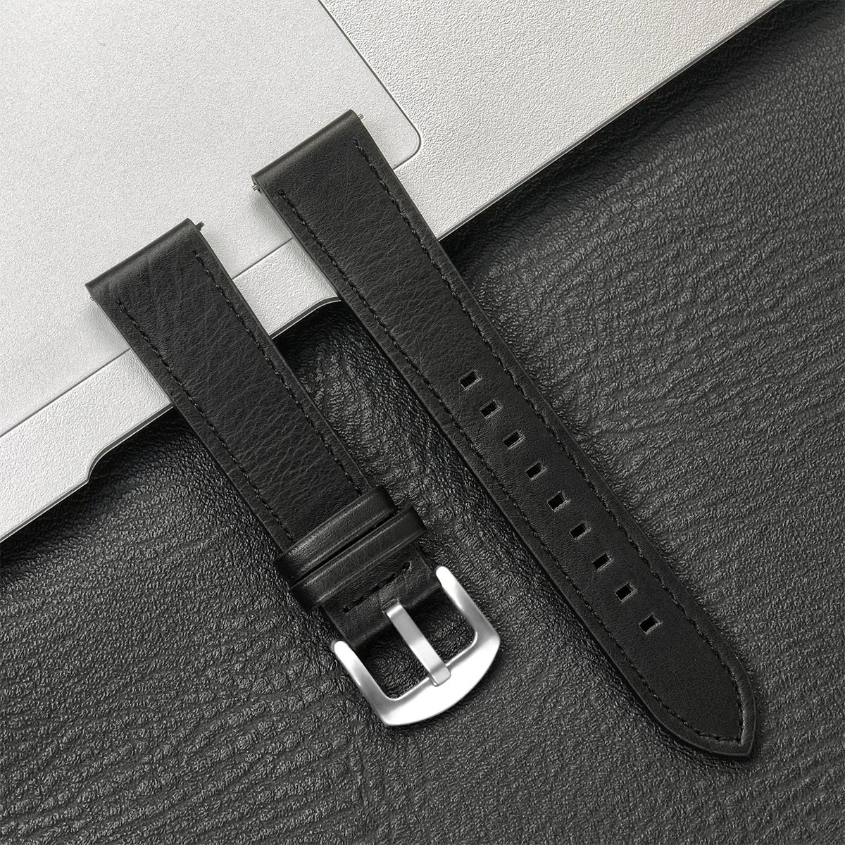 Premium Leather Watch Band Compatible With Galaxy Watch 6 & Galaxy Watch 6 Classic