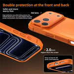 Matte TPU MagSafe Case with Full-Coverage Camera Lens Protection for iPhone 17 Series