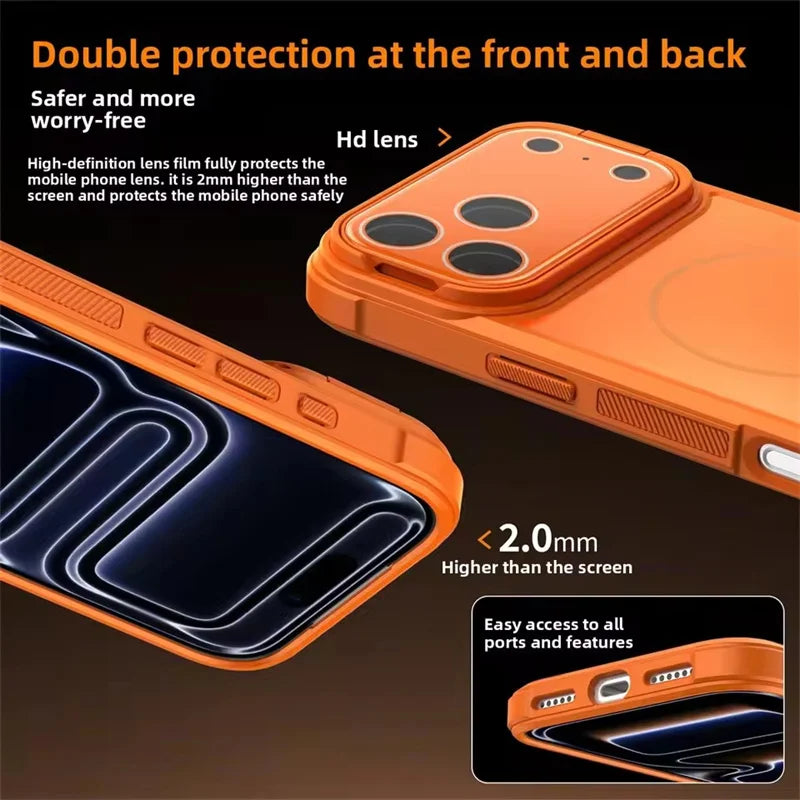 Frosted Matte MagSafe Case with Raised Lens Protection for iPhone 17 Series