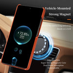 Luxury Cowhide Leather Magnetic Case for Samsung Galaxy S24 Series