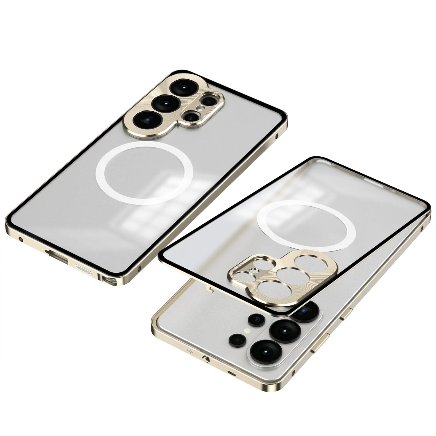 Samsung Galaxy S26 Ultra TPU Magnetic Case with Metal Lens Cover