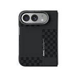 Carbon Fiber Textured Camera Protection Case for iPhone Duo