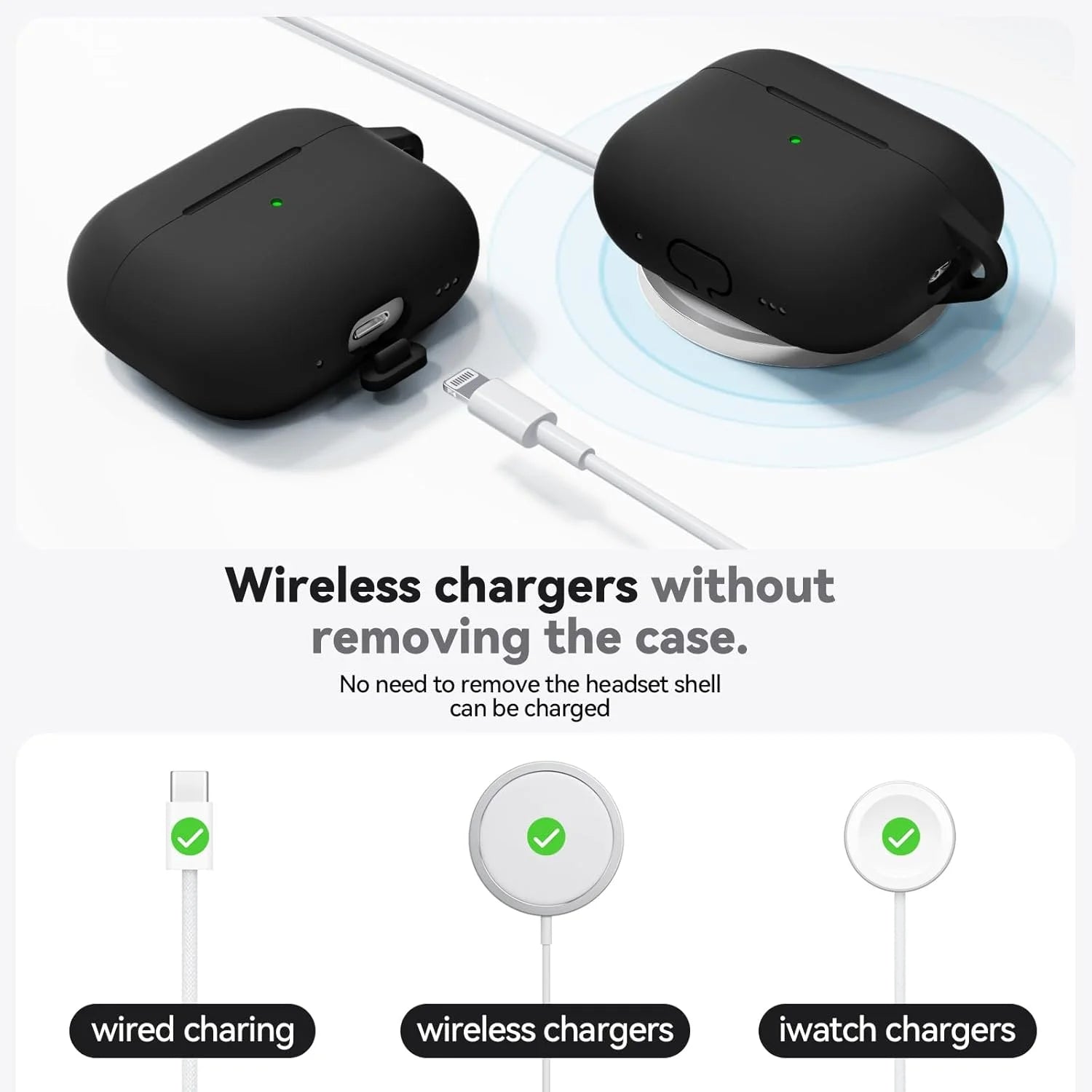 AirPods Pro 3 Silicone Protective Case with Cleaning Kit