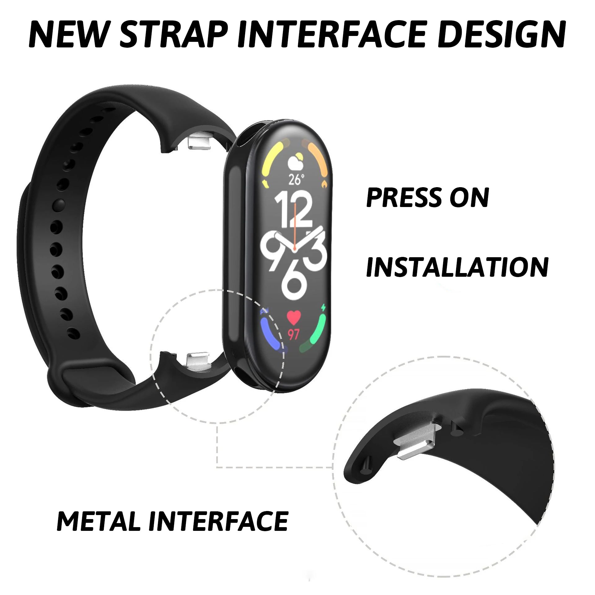 Xiaomi Smart Band 9 Sport Silicone Strap