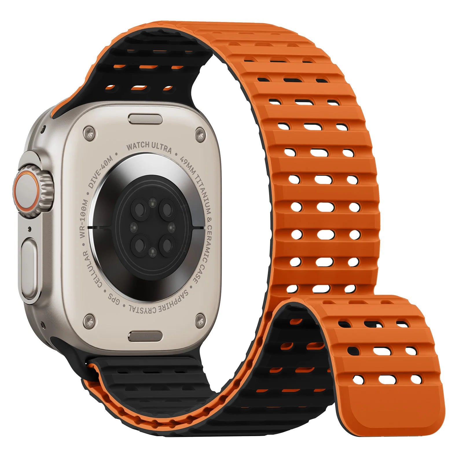 Lightweight Breathable Silicone Strap for Apple Watch